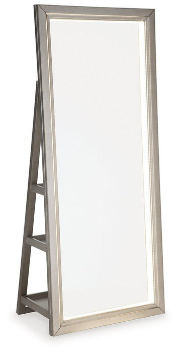 Evesen Floor Standing Mirror with Storage - Tony’s Furniture Store & Linen (GA) - Multi Location