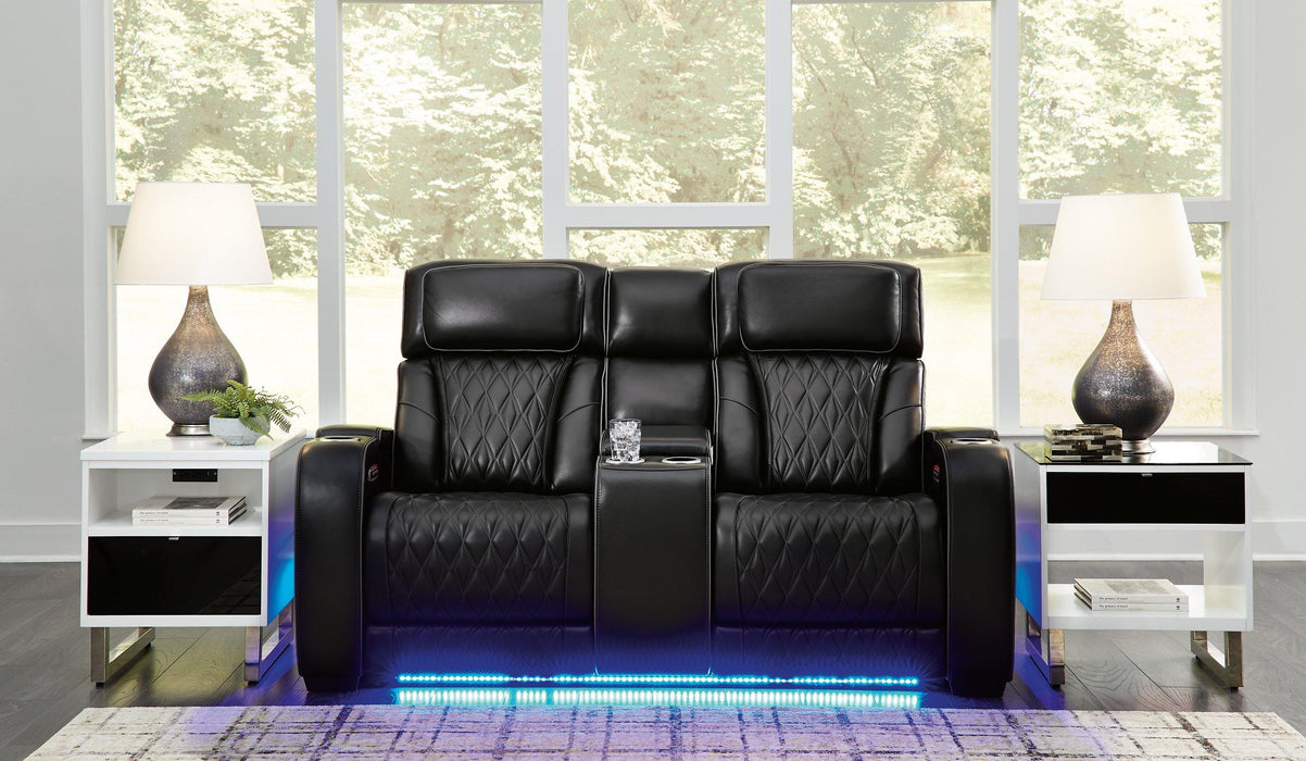 Boyington Power Reclining Loveseat with Console - Tony’s Furniture Store & Linen (GA) - Multi Location