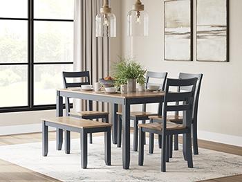 Gesthaven Counter Height Dining Table and 4 Barstools (Set of 5) - Tony’s Furniture Store & Linen (GA) - Multi Location