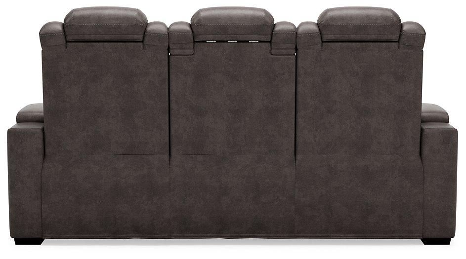 HyllMont Power Reclining Sofa - Tony’s Furniture Store & Linen (GA) - Multi Location