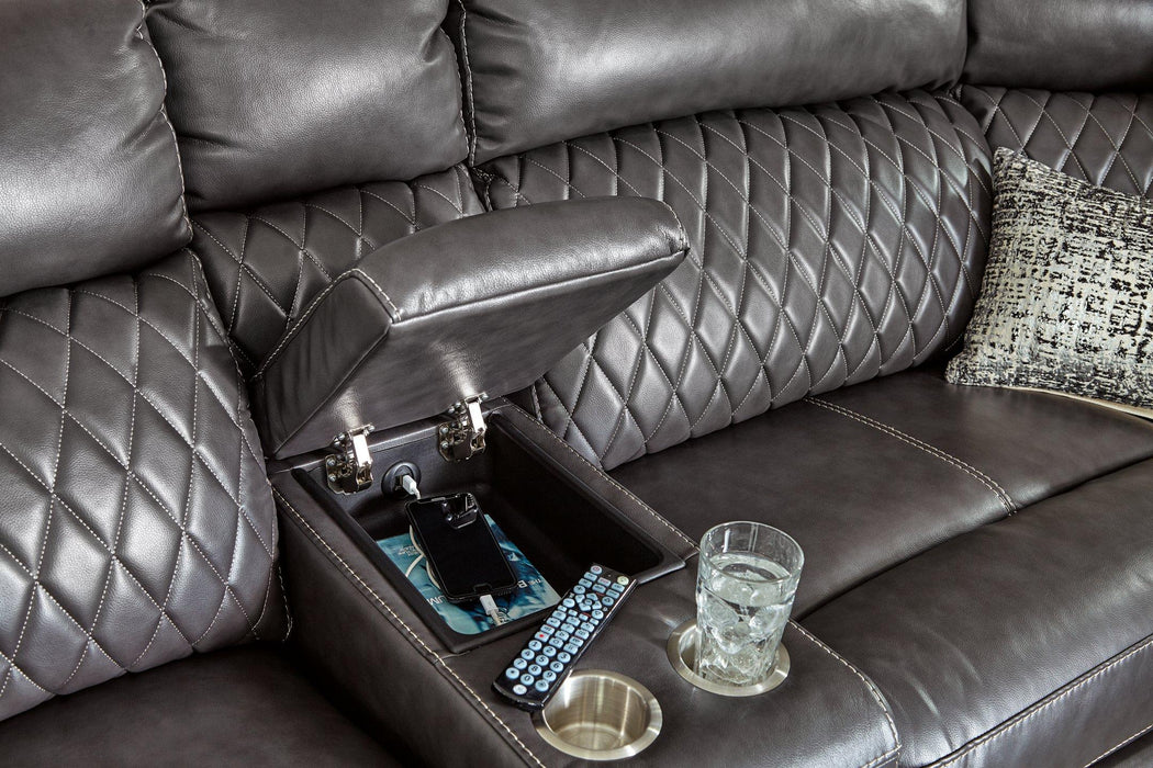 Samperstone Power Reclining Sectional - Tony’s Furniture Store & Linen (GA) - Multi Location