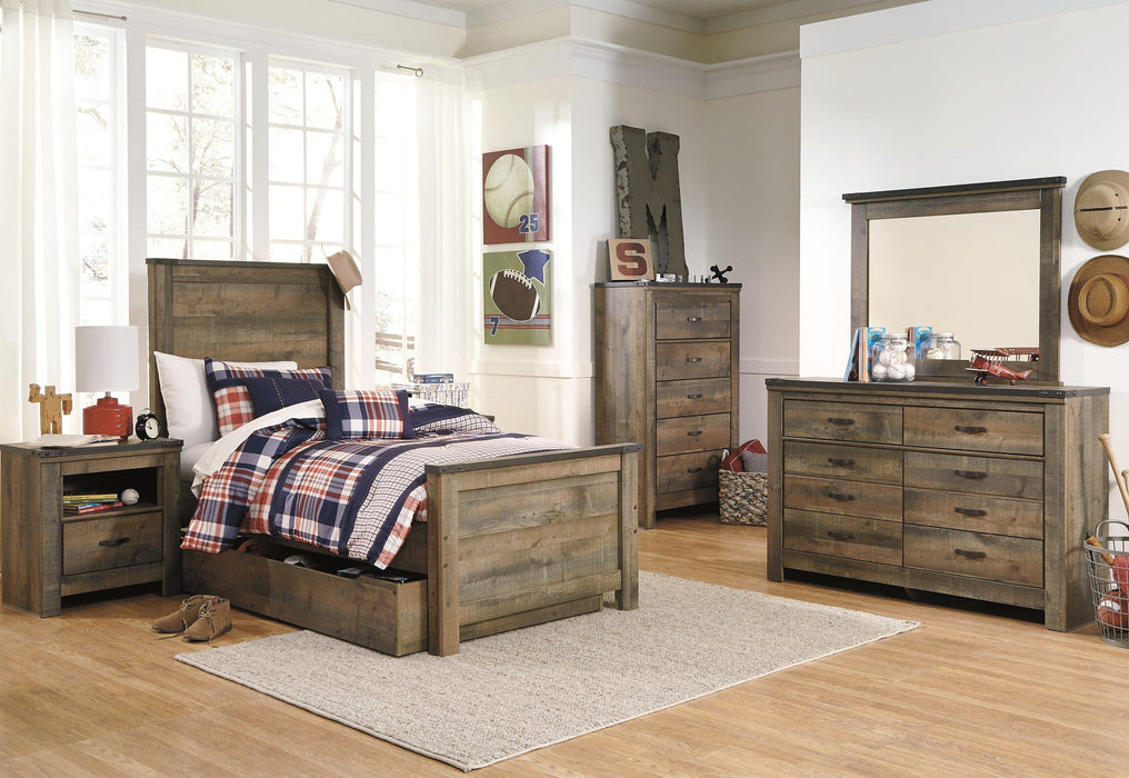 Trinell Bed with 1 Large Storage Drawer - Tony’s Furniture Store & Linen (GA) - Multi Location