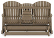 Hyland wave Outdoor Glider Loveseat - Tony’s Furniture Store & Linen (GA) - Multi Location