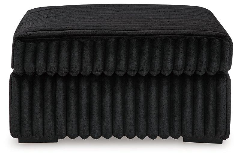 Midnight-Madness Oversized Accent Ottoman - Tony’s Furniture Store & Linen (GA) - Multi Location