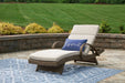 Beachcroft Outdoor Chaise Lounge with Cushion - Tony’s Furniture Store & Linen (GA) - Multi Location