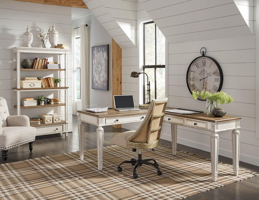 Realyn 2-Piece Home Office Desk - Tony’s Furniture Store & Linen (GA) - Multi Location