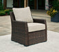 Brook Ranch Outdoor Lounge Chair with Cushion - Tony’s Furniture Store & Linen (GA) - Multi Location