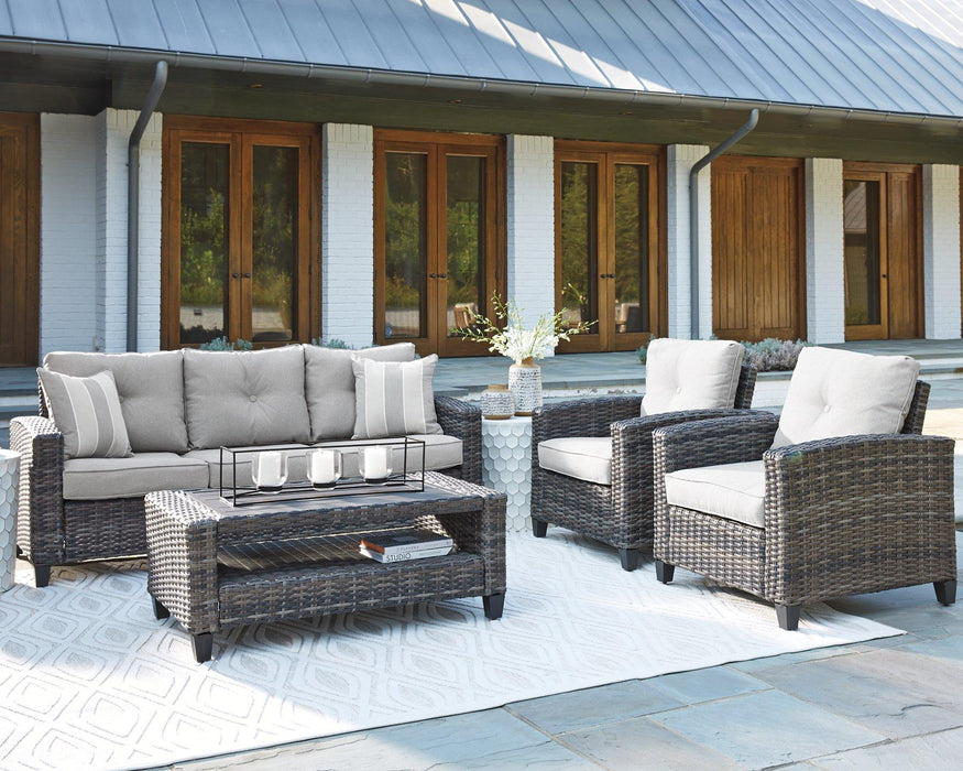 Cloverbrooke 4-Piece Outdoor Conversation Set - Tony’s Furniture Store & Linen (GA) - Multi Location