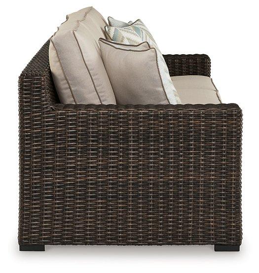 Coastline Bay Outdoor Sofa with Cushion - Tony’s Furniture Store & Linen (GA) - Multi Location