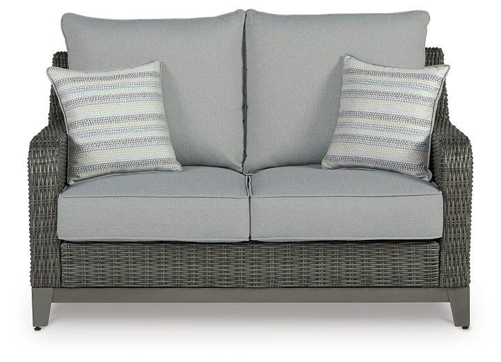 Elite Park Outdoor Loveseat with Cushion - Tony’s Furniture Store & Linen (GA) - Multi Location