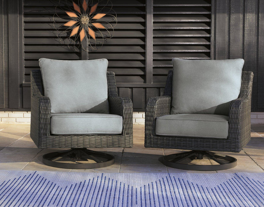 Elite Park Outdoor Swivel Lounge with Cushion - Tony’s Furniture Store & Linen (GA) - Multi Location