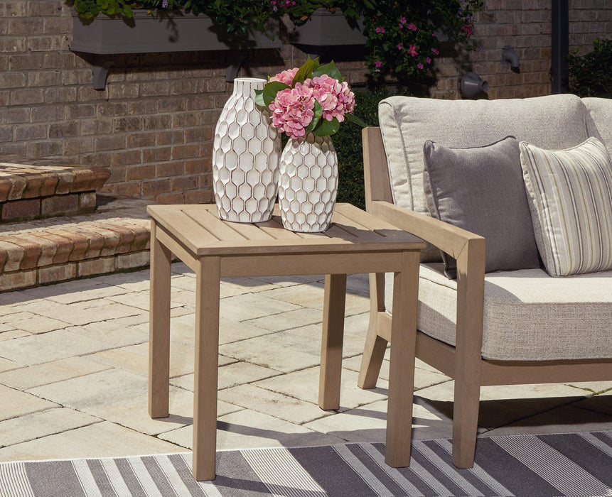 Hallow Creek Outdoor End Table - Tony’s Furniture Store & Linen (GA) - Multi Location