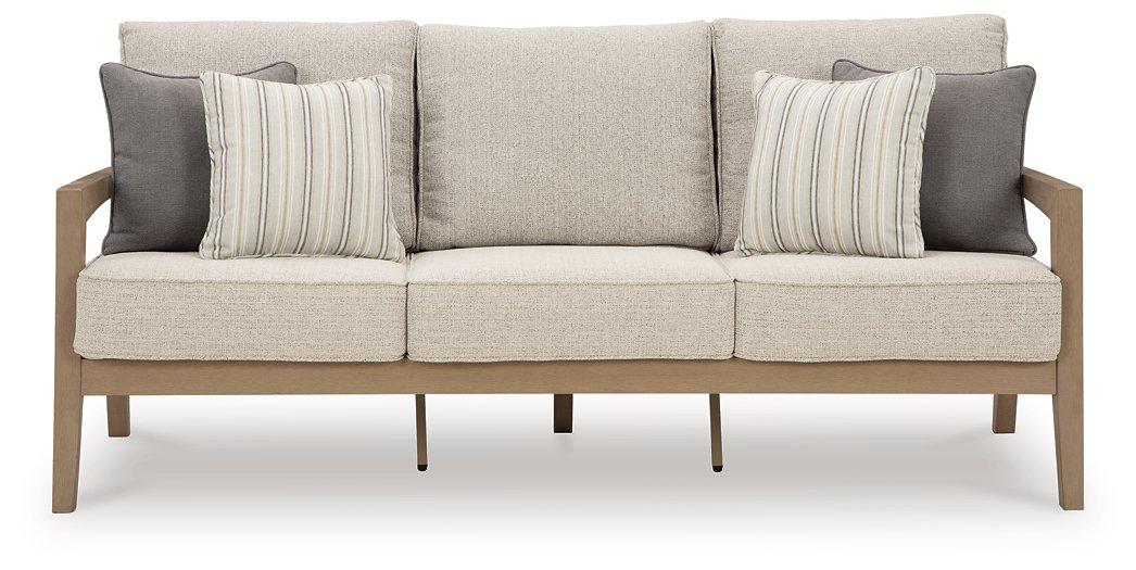 Hallow Creek Outdoor Sofa with Cushion - Tony’s Furniture Store & Linen (GA) - Multi Location