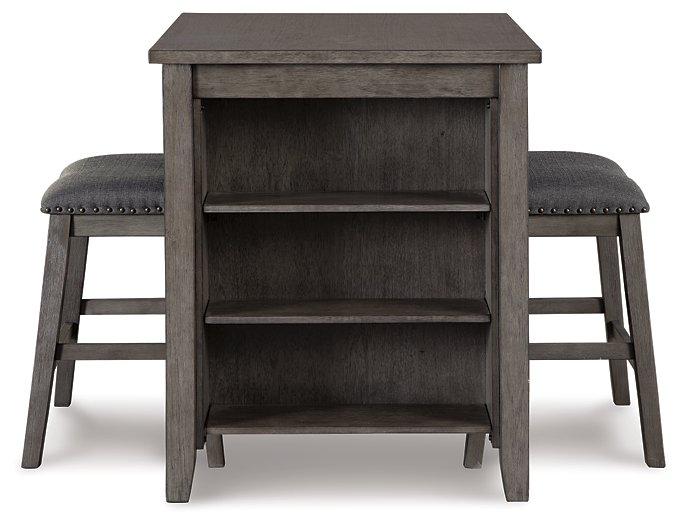 Caitbrook Counter Height Dining Table and Bar Stools (Set of 3) - Tony’s Furniture Store & Linen (GA) - Multi Location