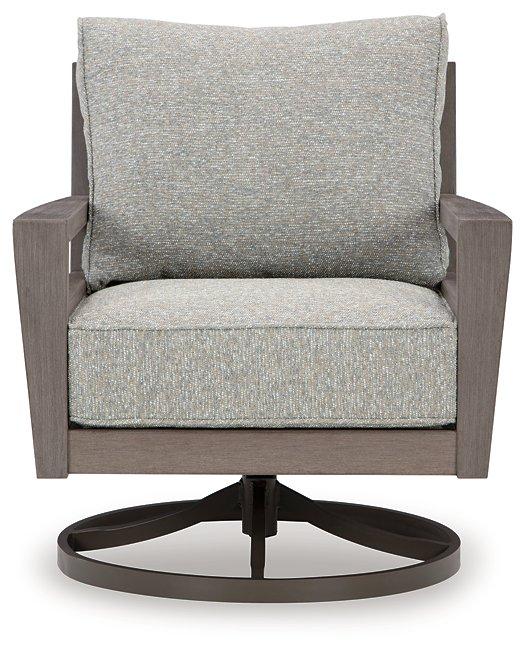 Hillside Barn Outdoor Swivel Lounge with Cushion - Tony’s Furniture Store & Linen (GA) - Multi Location