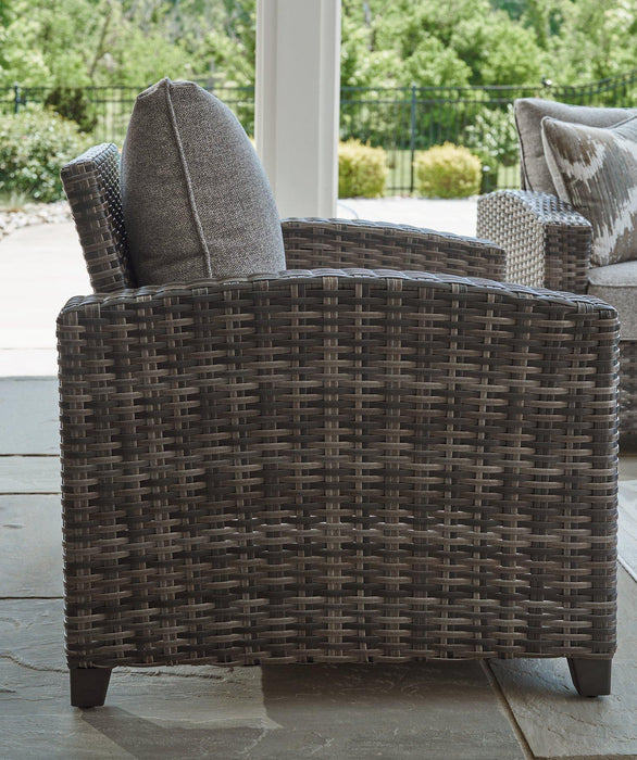 Oasis Court Outdoor Sofa/Chairs/Table Set (Set of 4) - Tony’s Furniture Store & Linen (GA) - Multi Location