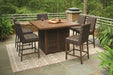 Paradise Trail Outdoor Bar Table Set - Tony’s Furniture Store & Linen (GA) - Multi Location