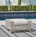 Seton Creek Outdoor Ottoman with Cushion - Tony’s Furniture Store & Linen (GA) - Multi Location