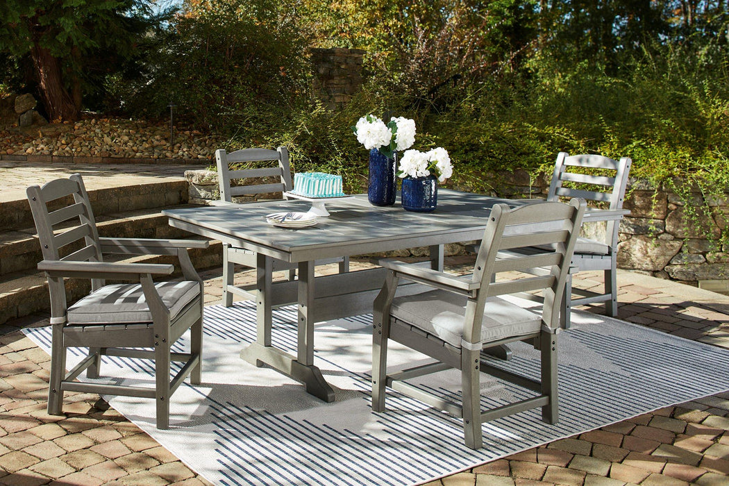 Visola Outdoor Dining Table with 4 Chairs - Tony’s Furniture Store & Linen (GA) - Multi Location