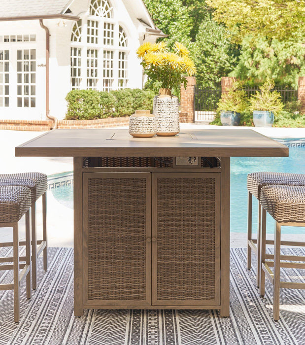 Walton Bridge Outdoor Bar Set - Tony’s Furniture Store & Linen (GA) - Multi Location