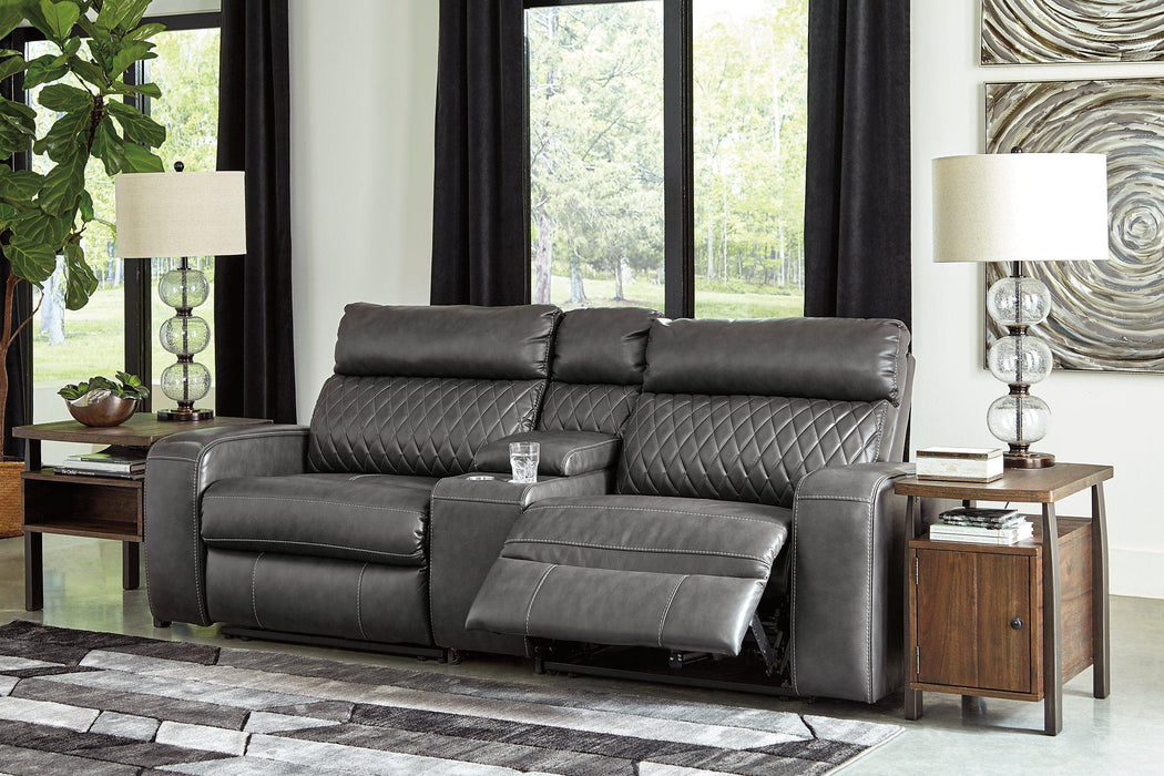Samperstone Power Reclining Sectional - Tony’s Furniture Store & Linen (GA) - Multi Location