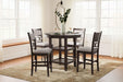 Langwest Counter Height Dining Table and 4 Barstools (Set of 5) - Tony’s Furniture Store & Linen (GA) - Multi Location
