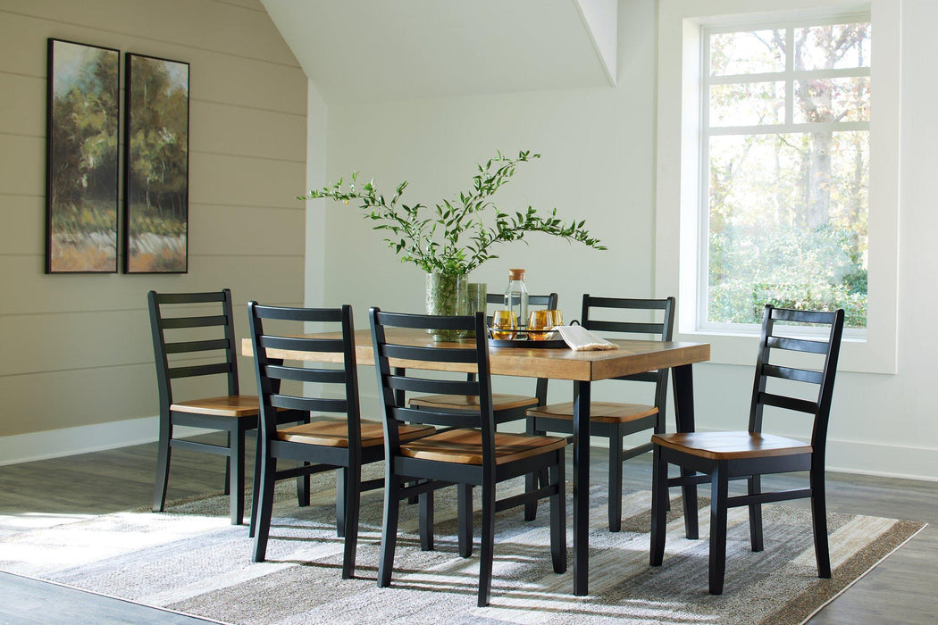 Blondon Dining Table and 6 Chairs (Set of 7) - Tony’s Furniture Store & Linen (GA) - Multi Location