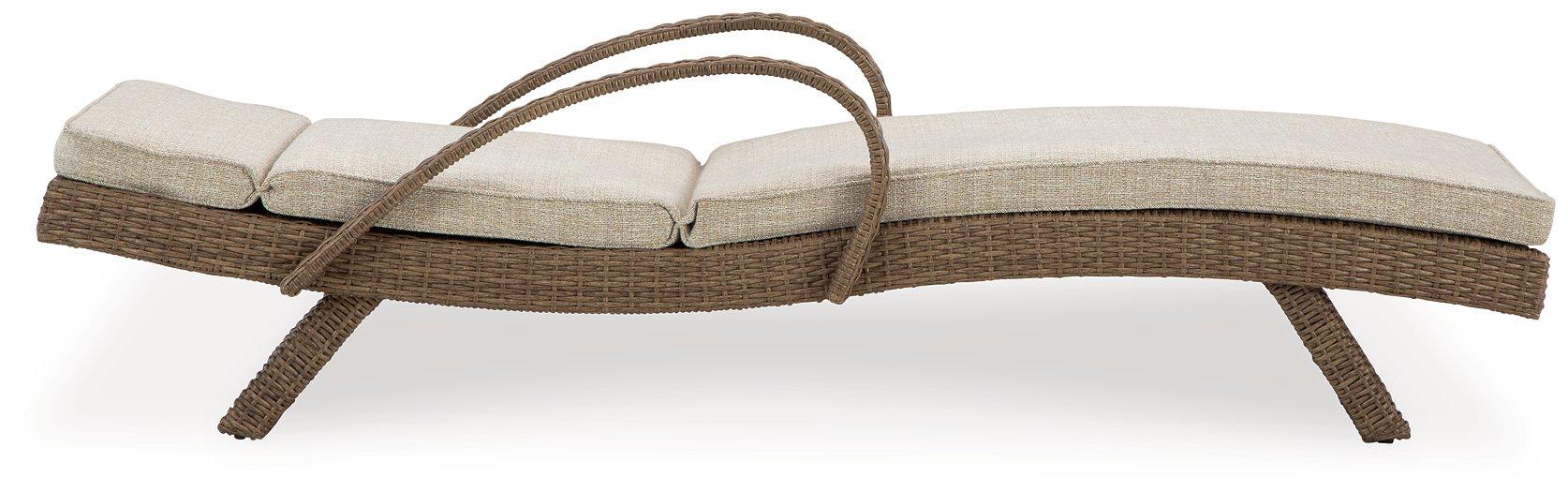 Beachcroft Outdoor Chaise Lounge with Cushion - Tony’s Furniture Store & Linen (GA) - Multi Location