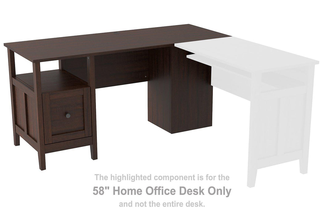 Camiburg 2-Piece Home Office Desk - Tony’s Furniture Store & Linen (GA) - Multi Location