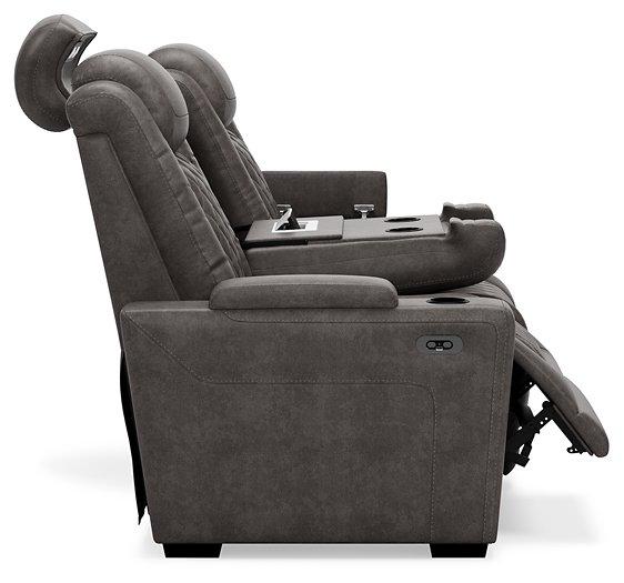 HyllMont Power Reclining Sofa - Tony’s Furniture Store & Linen (GA) - Multi Location