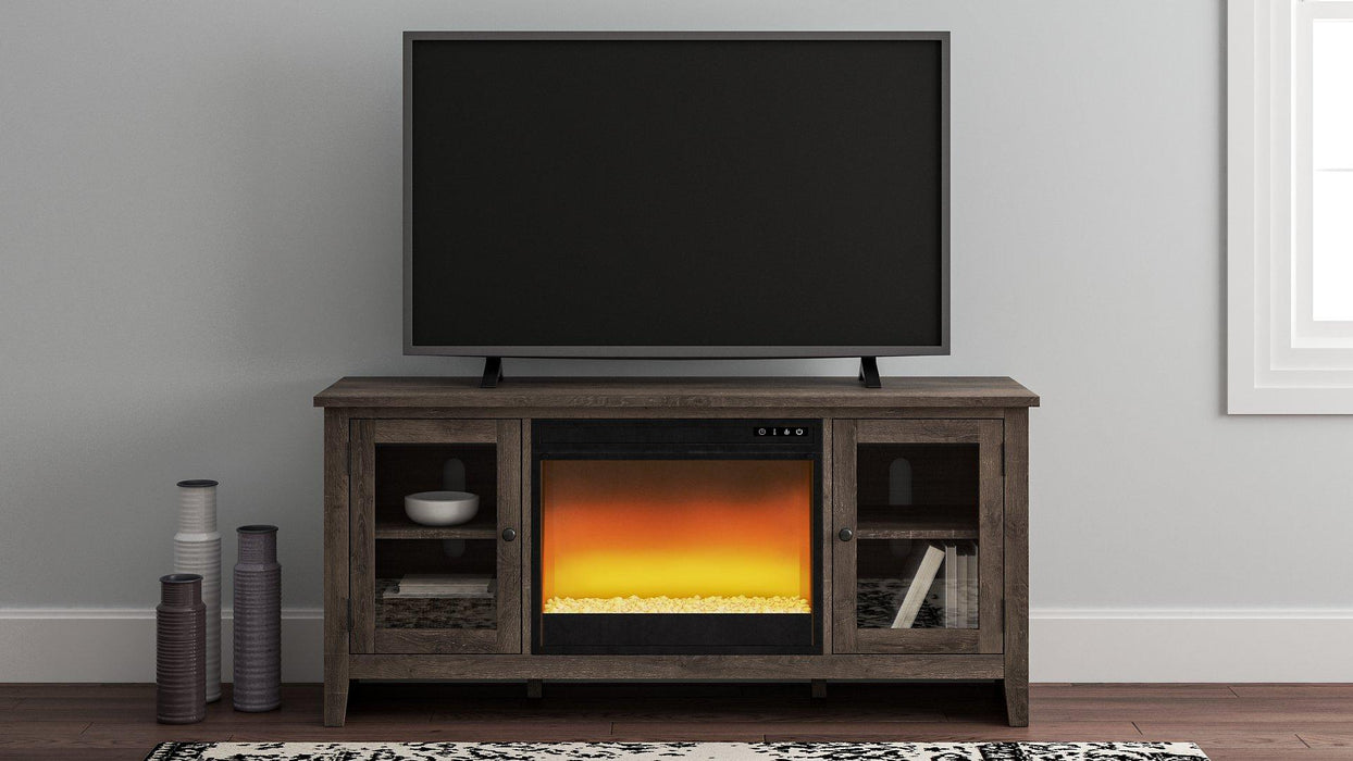 Arlenbry 60" TV Stand with Electric Fireplace - Tony’s Furniture Store & Linen (GA) - Multi Location