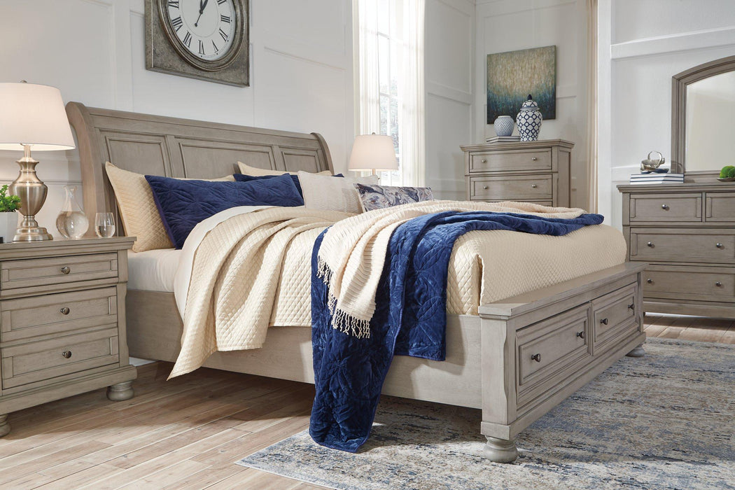 Lettner Bed with 2 Storage Drawers - Tony’s Furniture Store & Linen (GA) - Multi Location