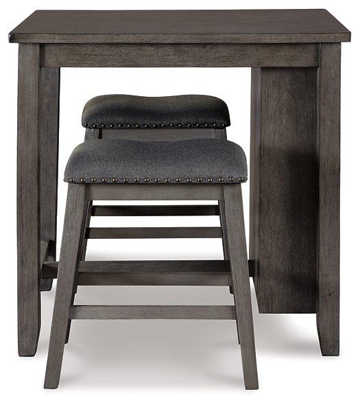 Caitbrook Counter Height Dining Table and Bar Stools (Set of 3) - Tony’s Furniture Store & Linen (GA) - Multi Location