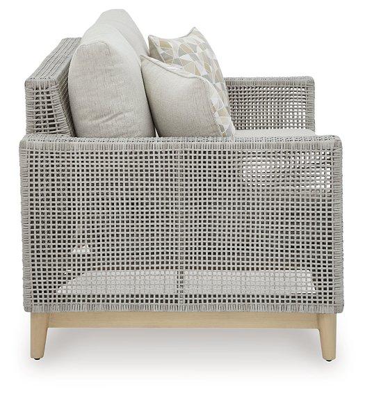 Seton Creek Outdoor Loveseat with Cushion - Tony’s Furniture Store & Linen (GA) - Multi Location