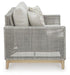 Seton Creek Outdoor Loveseat with Cushion - Tony’s Furniture Store & Linen (GA) - Multi Location