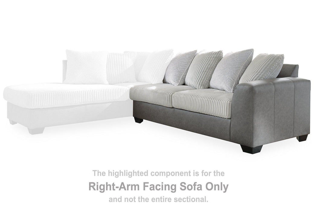 Clairette Court Sectional with Chaise - Tony’s Furniture Store & Linen (GA) - Multi Location