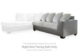 Clairette Court Sectional with Chaise - Tony’s Furniture Store & Linen (GA) - Multi Location
