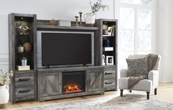 Wynnlow 4-Piece Entertainment Center with Electric Fireplace - Tony’s Furniture Store & Linen (GA) - Multi Location