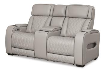 Boyington Power Reclining Loveseat with Console - Tony’s Furniture Store & Linen (GA) - Multi Location