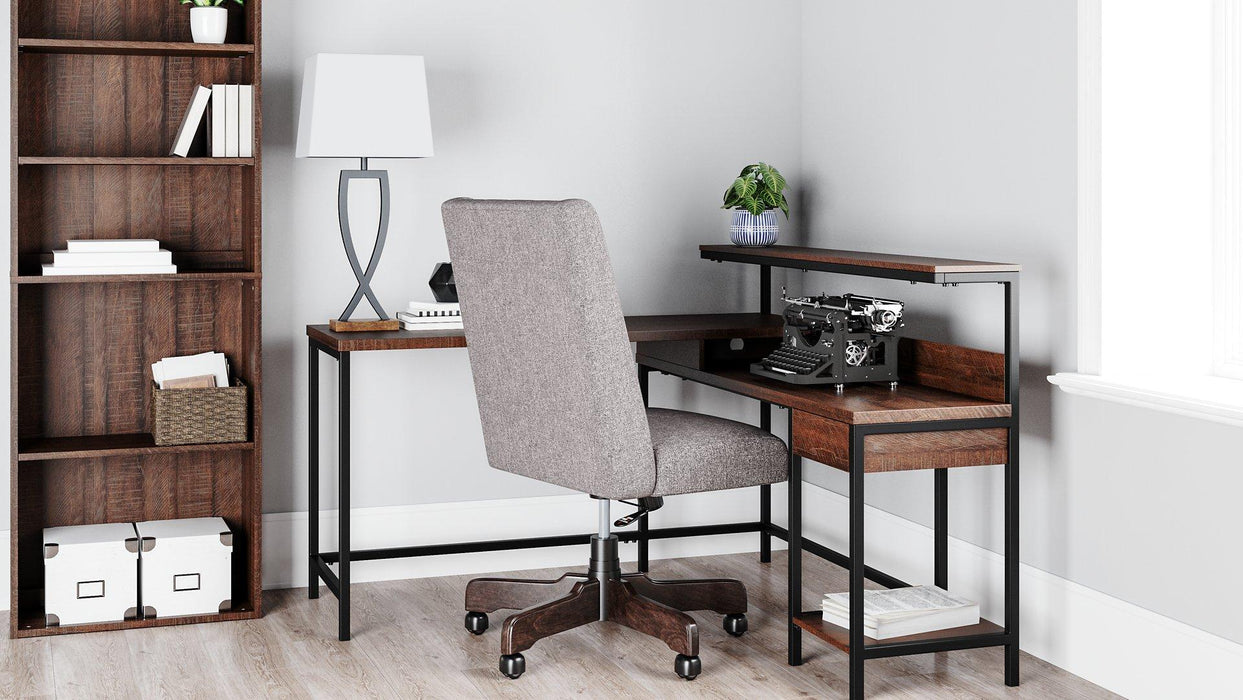 Camiburg Home Office L-Desk with Storage - Tony’s Furniture Store & Linen (GA) - Multi Location