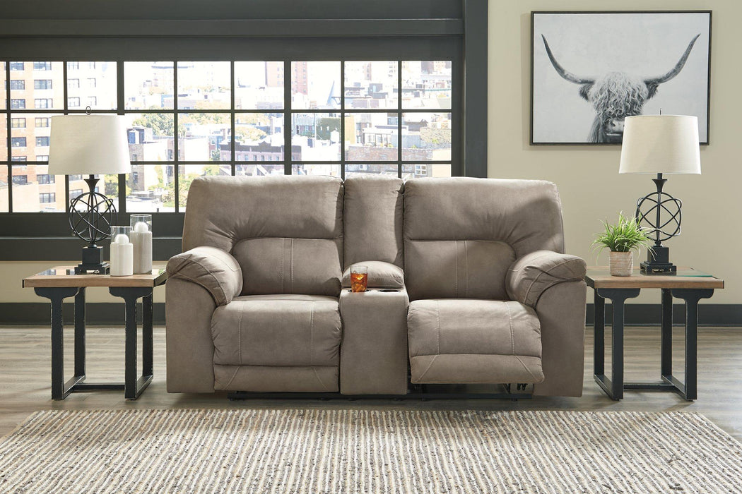 Cavalcade Power Reclining Loveseat with Console - Tony’s Furniture Store & Linen (GA) - Multi Location