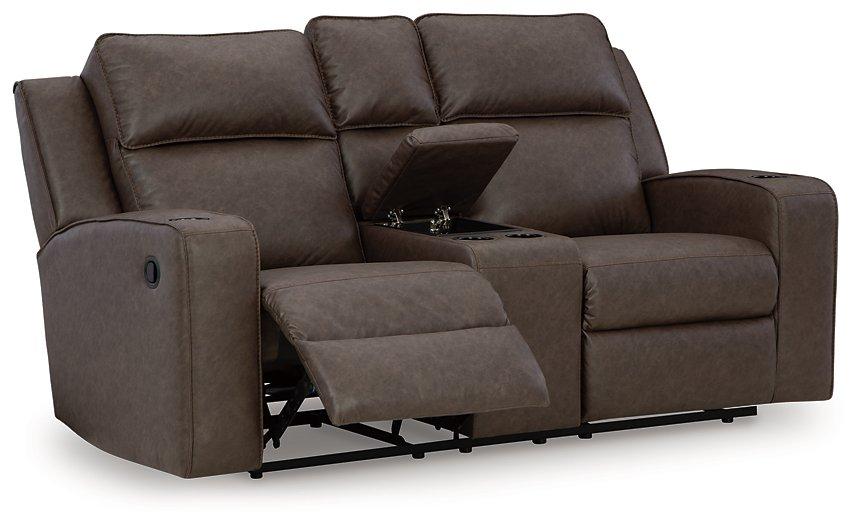Lavenhorne Reclining Loveseat with Console - Tony’s Furniture Store & Linen (GA) - Multi Location