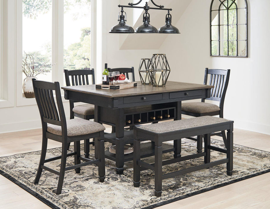 Tyler Creek Counter Height Dining Set - Tony’s Furniture Store & Linen (GA) - Multi Location