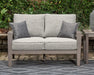 Hillside Barn Outdoor Loveseat with Cushion - Tony’s Furniture Store & Linen (GA) - Multi Location