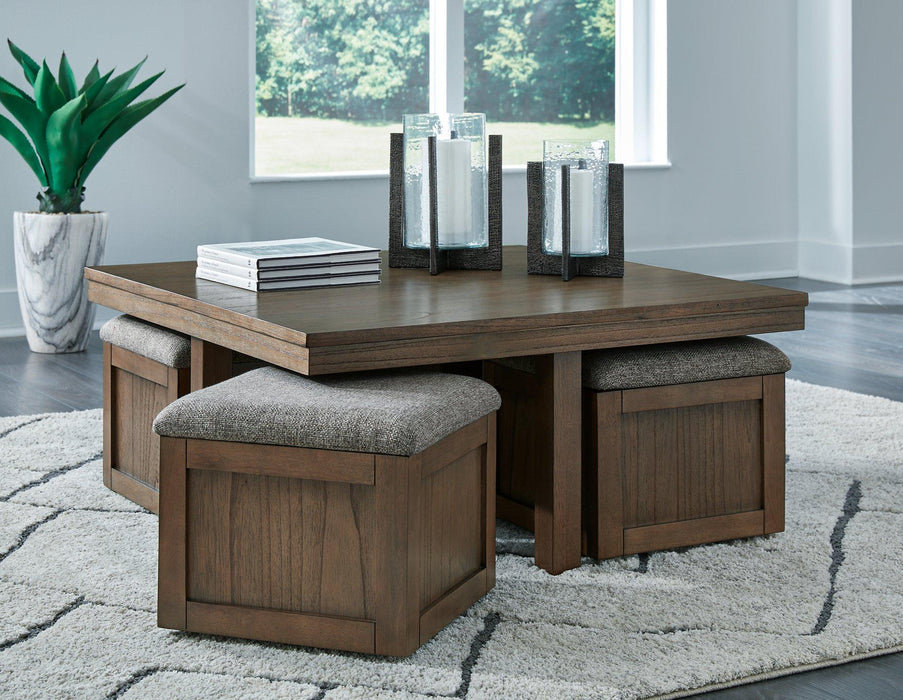 Boardernest Coffee Table with 4 Stools - Tony’s Furniture Store & Linen (GA) - Multi Location