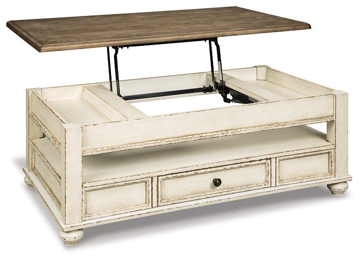 Realyn Coffee Table with Lift Top - Tony’s Furniture Store & Linen (GA) - Multi Location