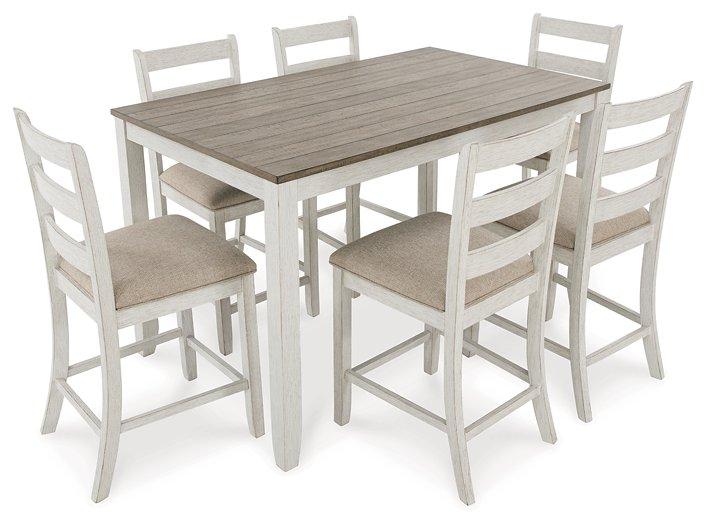 Skempton Counter Height Dining Table and Bar Stools (Set of 7) - Tony’s Furniture Store & Linen (GA) - Multi Location