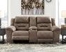 Stoneland Power Reclining Loveseat with Console - Tony’s Furniture Store & Linen (GA) - Multi Location