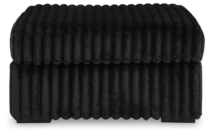 Midnight-Madness Oversized Accent Ottoman - Tony’s Furniture Store & Linen (GA) - Multi Location