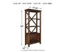 Baldridge 75" Bookcase - Tony’s Furniture Store & Linen (GA) - Multi Location